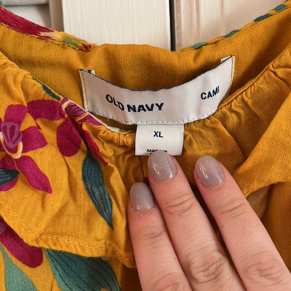 Adorable Old Navy Tropical Floral Off-Shoulder Midi Dress 🌺 - Picture 3 of 3